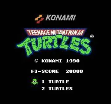 Teenage Mutant Ninja Turtles (Japan) screen shot title